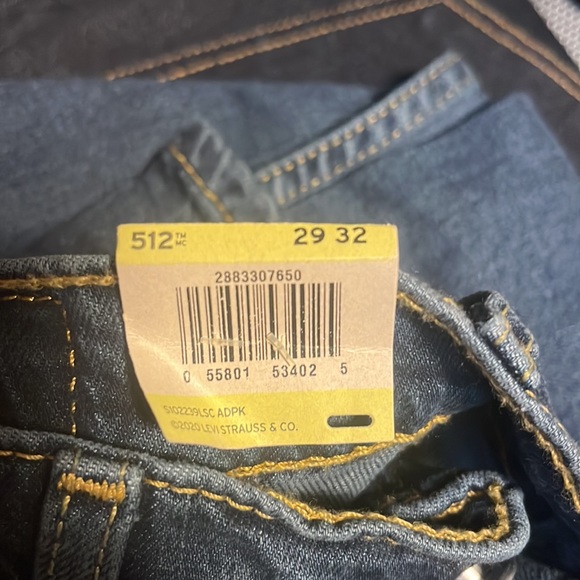 NWT | Levi’s 512 Slim Tapered Stretch Jeans - Picture 7 of 7